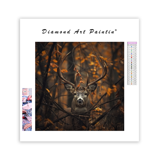 Giant Deer in the Forest - Diamond Painting