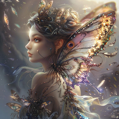 Butterfly Queen Dream - Diamond Painting