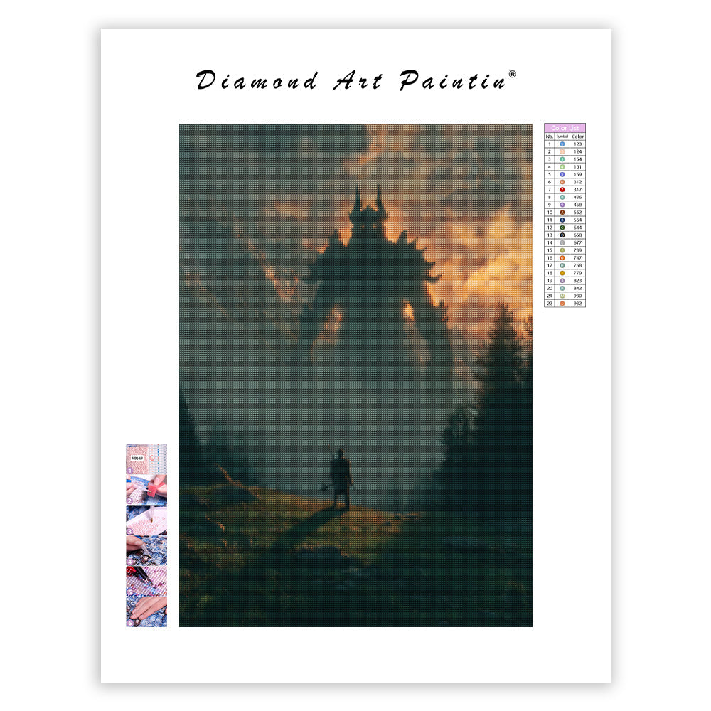 Giant’s Shadow Over the Land - Diamond Painting