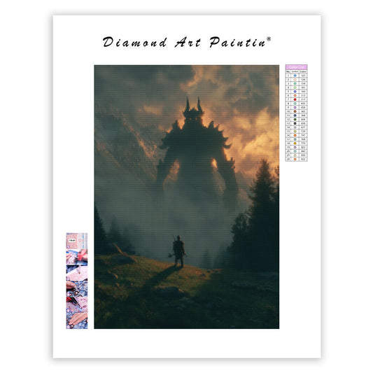 Giant’s Shadow Over the Land - Diamond Painting
