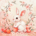 Peach Bunny - Diamond Painting