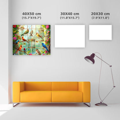 Garden Aviary - Diamond Painting