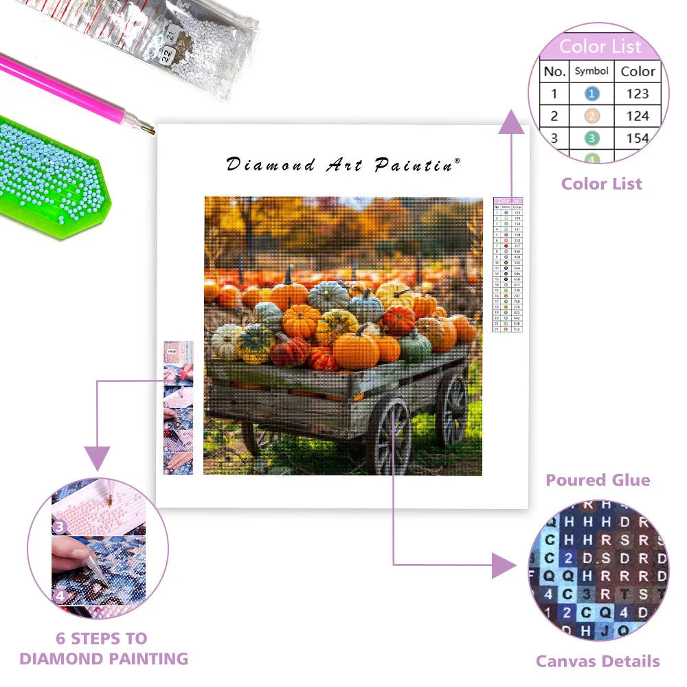 Pumpkin Harvest - Diamond Painting