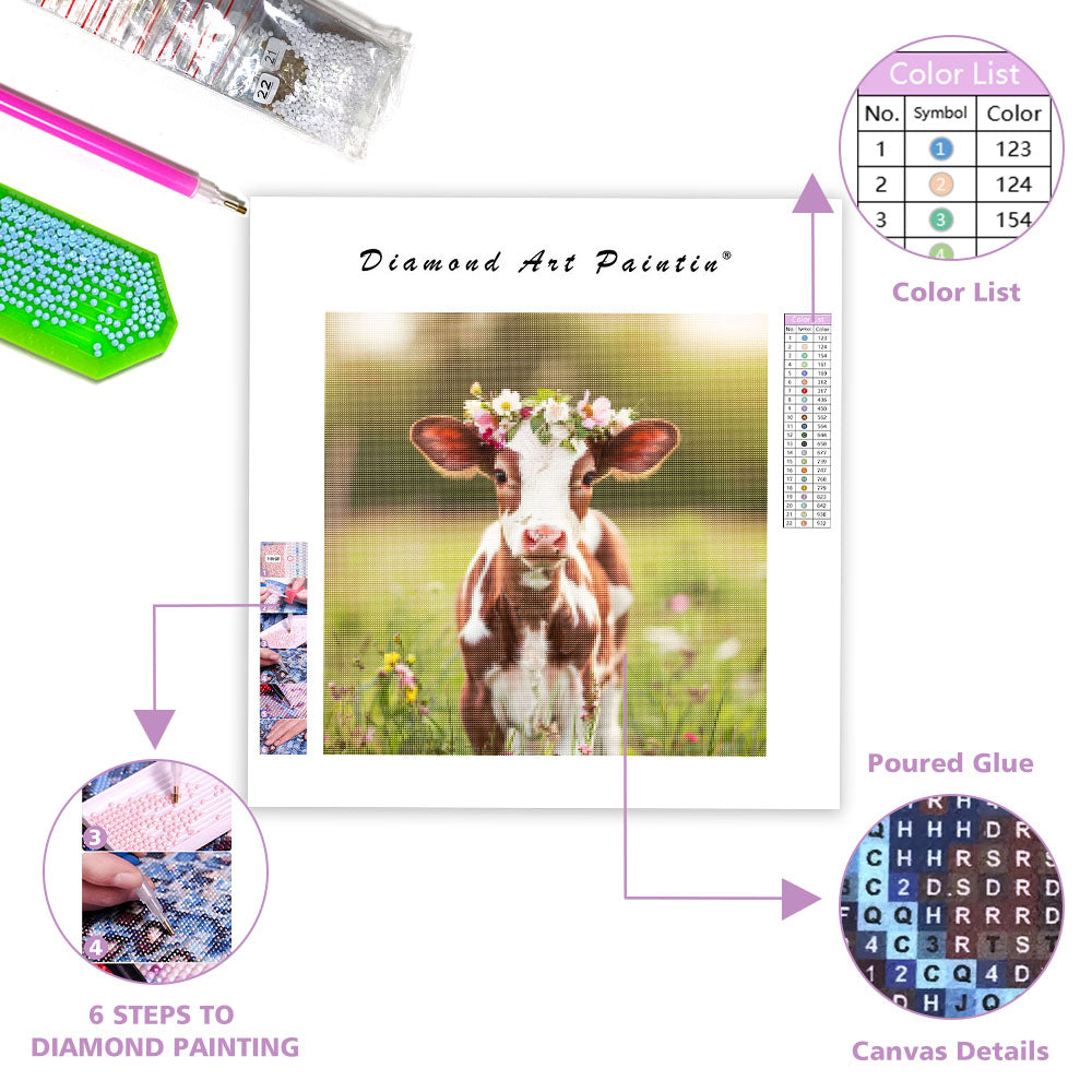 Meadow Calf - Diamond Painting