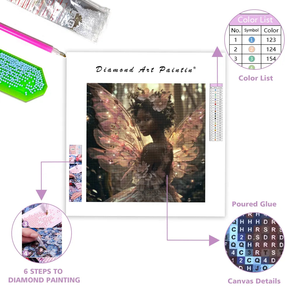 Black Angel - Diamond Painting
