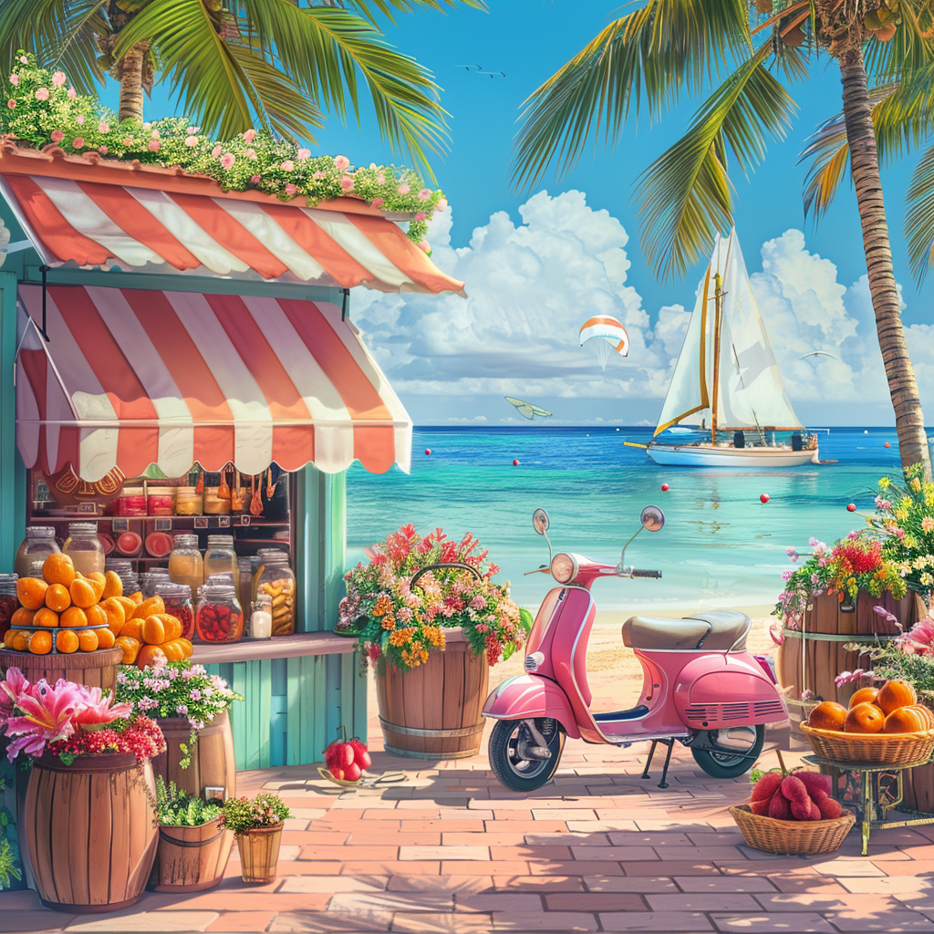 Beach Store - Diamond Painting