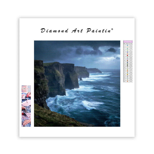 Cliffs of Moher Atlantic Power - Diamond Painting