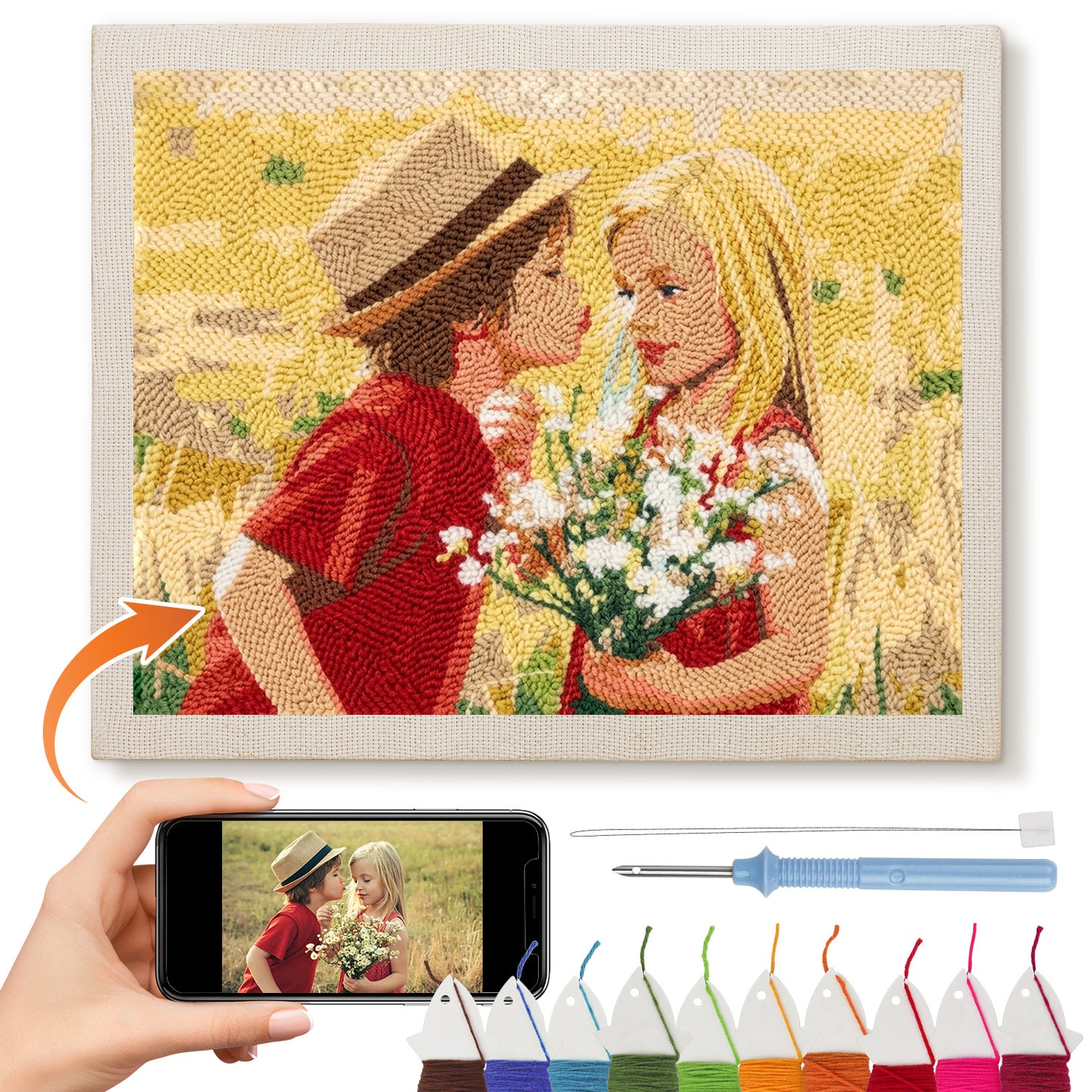 Custom Photo - Punch Needle