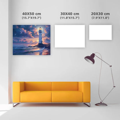 Quiet Lighthouse Glow - Diamond Painting