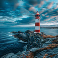 Lighthouse Cliff - Diamond Painting