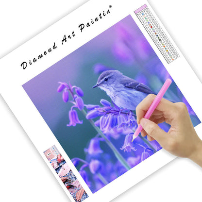 Bluebell Bird - Diamond Painting