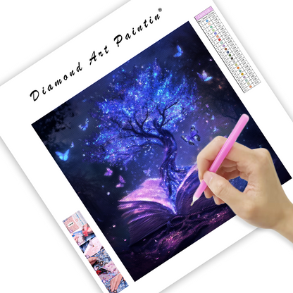 Mystical Tree of Knowledge - Diamond Painting