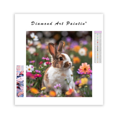 Spring Bunny Garden - Diamond Painting