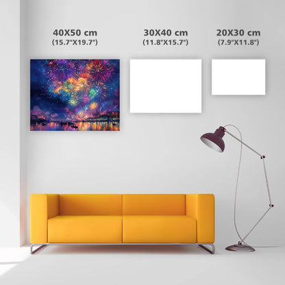 Vibrant Night Sky Filled - Diamond Painting