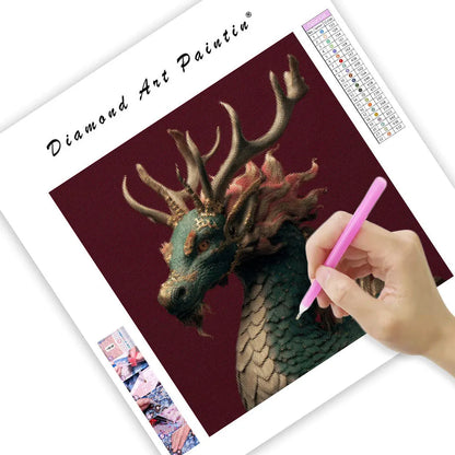 Auspicious Qilin - Diamond Painting