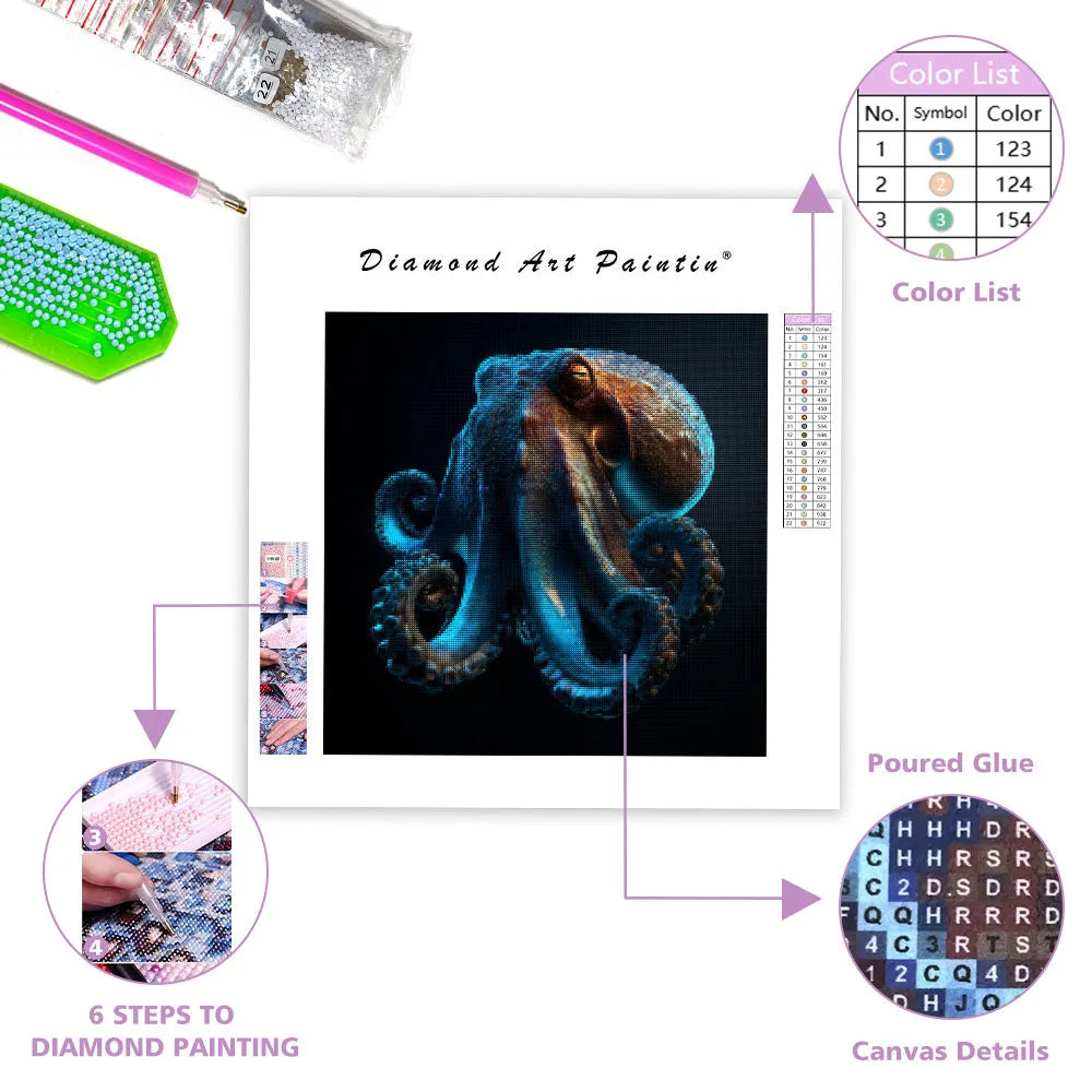 Kraken Tentacle - Diamond Painting
