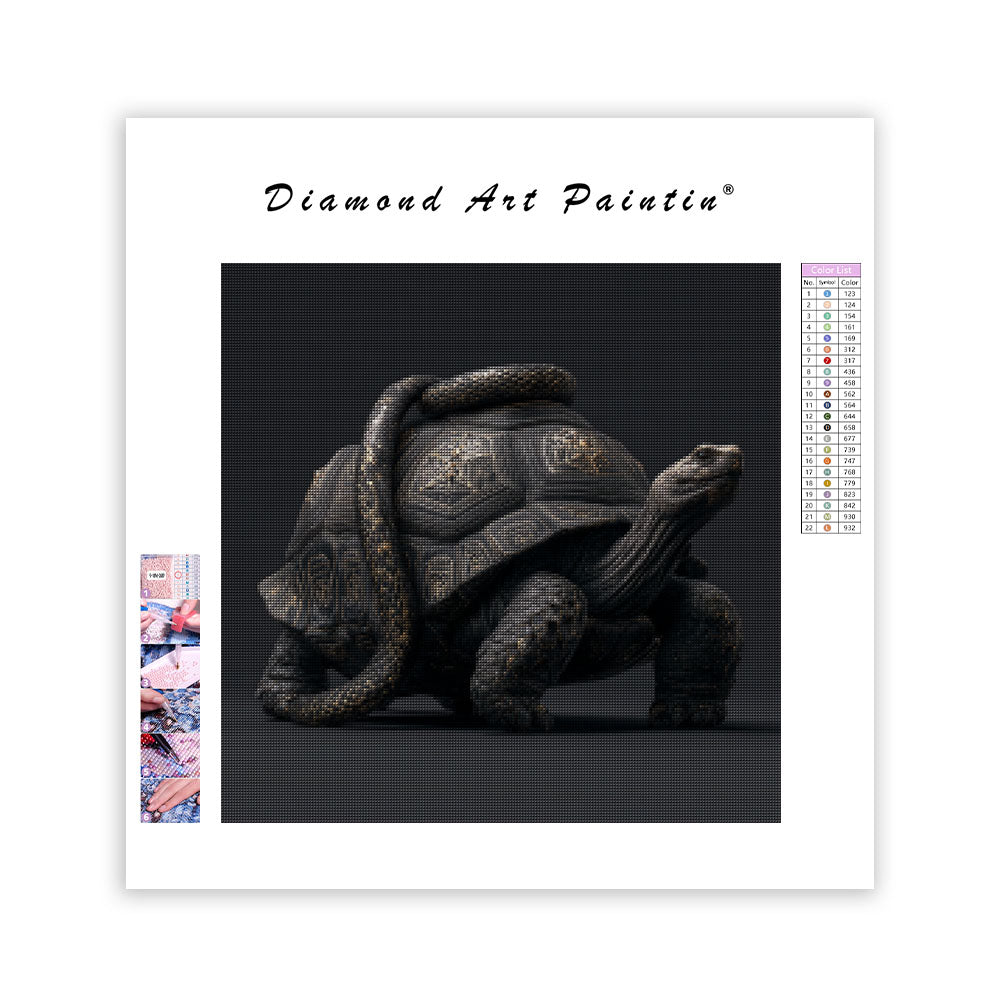 Black Tortoise - Diamond Painting