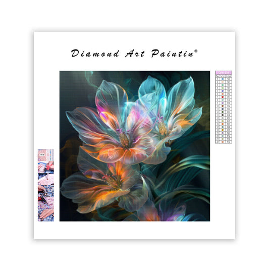 Crystal Flower Light - Diamond Painting