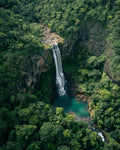 Tall Waterfall in the Forest - Diamond Painting