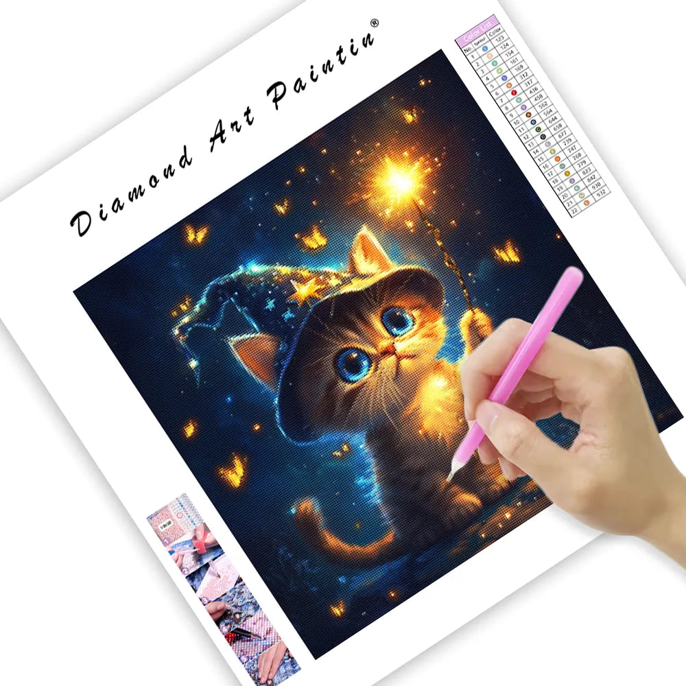 Magical Kitten - Diamond Painting