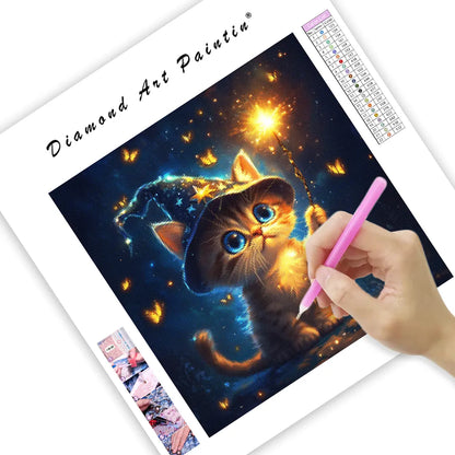 Magical Kitten - Diamond Painting