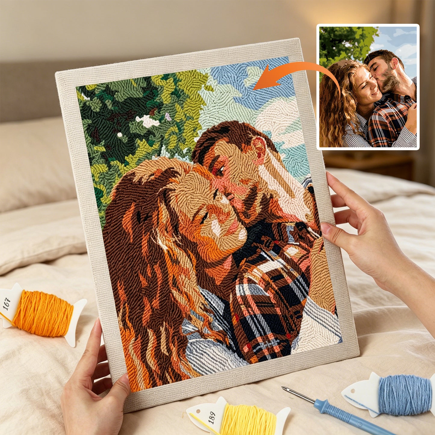 Custom Photo - Punch Needle