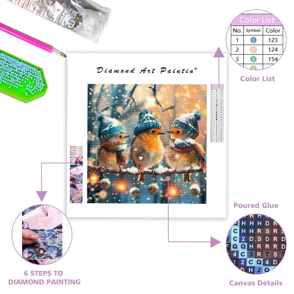 Winter Carol - Diamond Painting