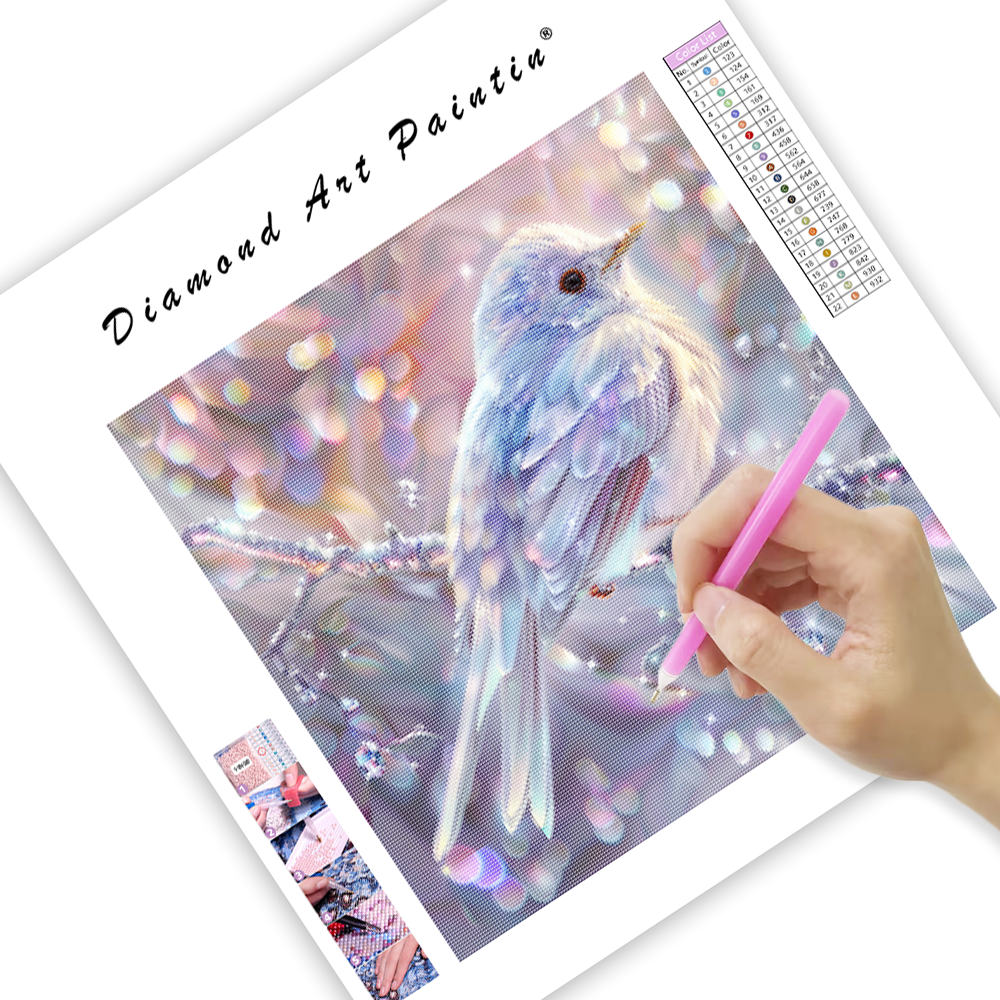 Crystal Feathered Bird – Diamond Painting