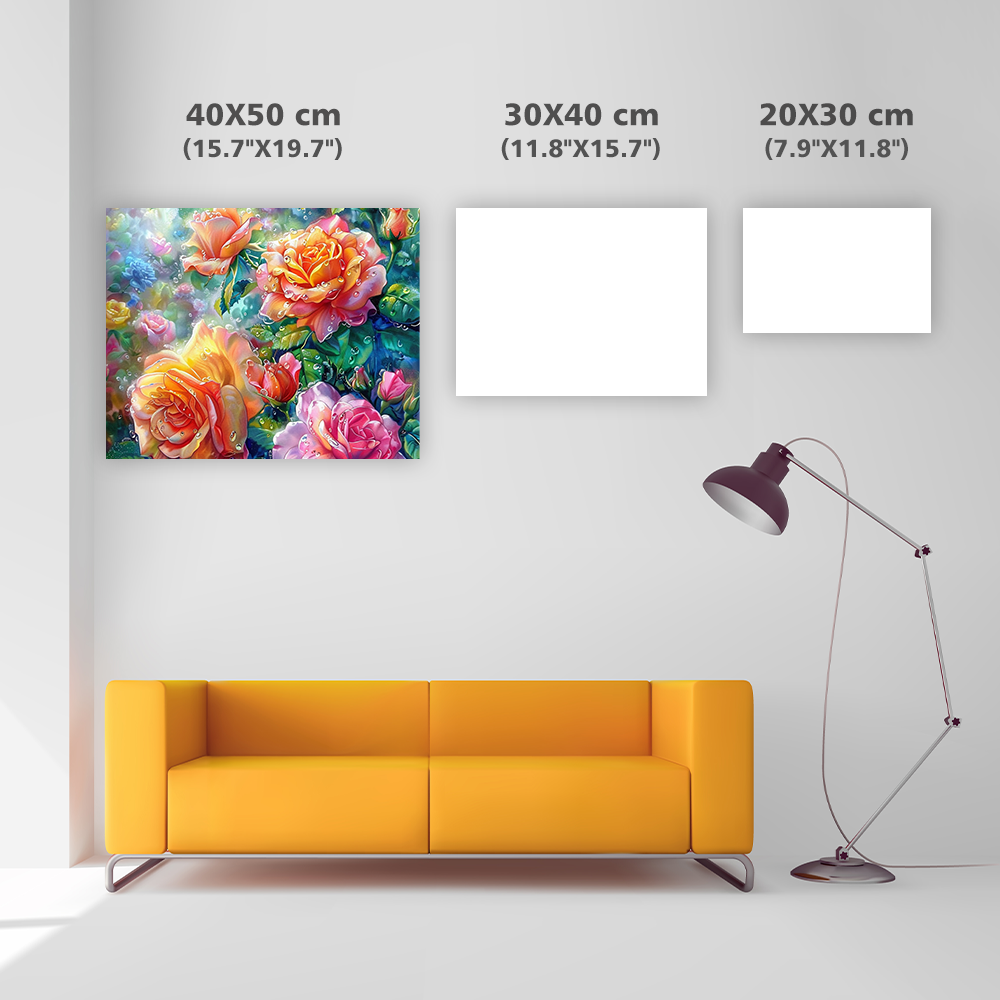Dew Rose - Diamond Painting