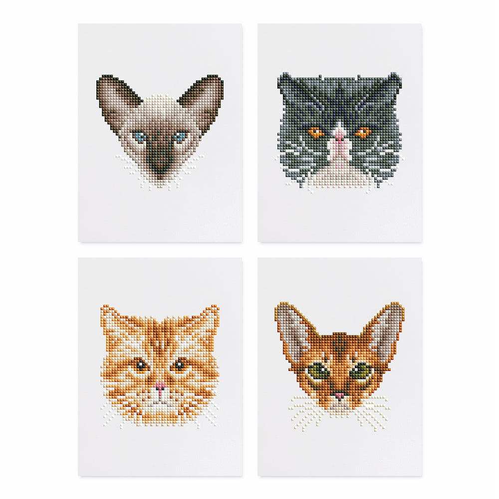 Mini-Cat Faces Collection