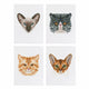 Mini-Cat Faces Collection