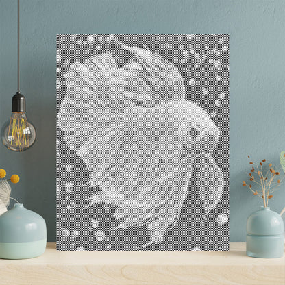 Jewlley Betta Fish - Dot Painting
