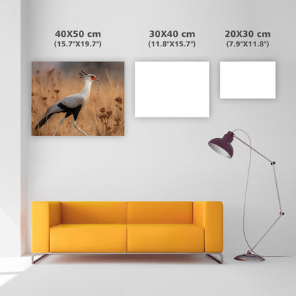 Secretary Bird Hunting - Diamond Painting