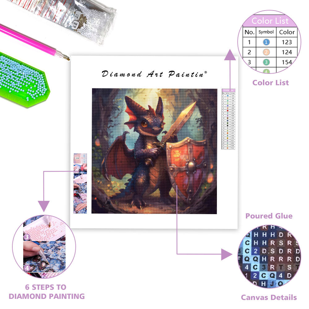 Brave Little Guardian - Diamond Painting