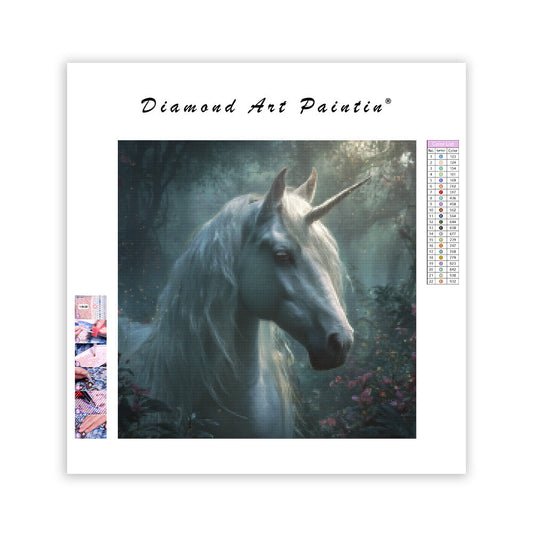 Enchanted Forest Unicorn - Diamond Painting
