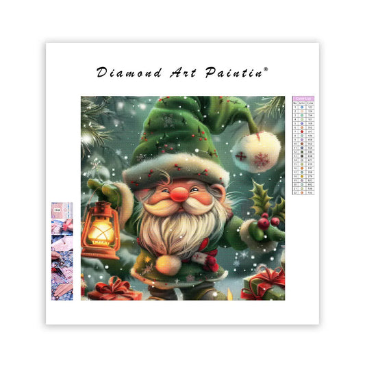 Holly Gnome - Diamond Painting