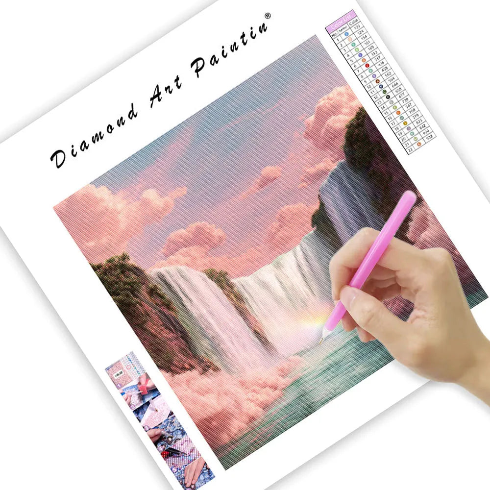 Cloud Waterfall - Diamond Painting