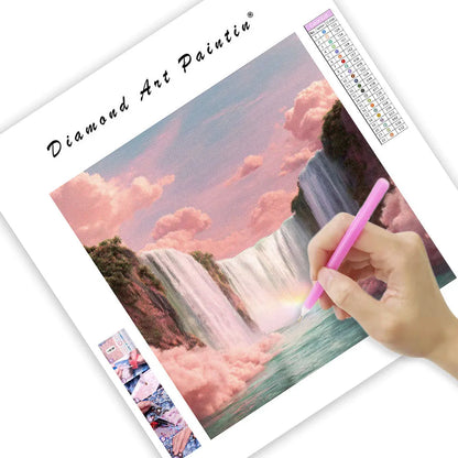 Cloud Waterfall - Diamond Painting