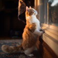 Munchkin Cat Window Gazing - Diamond Painting