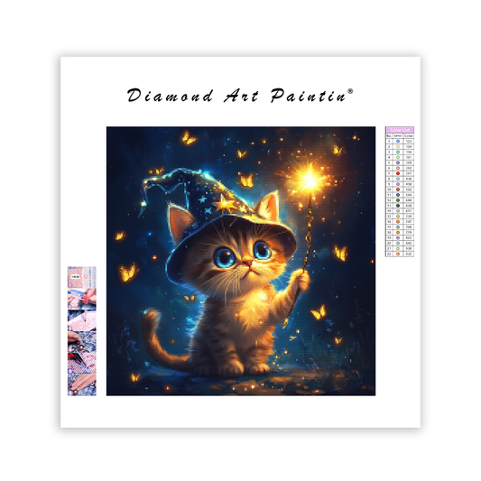 Magical Kitten - Diamond Painting