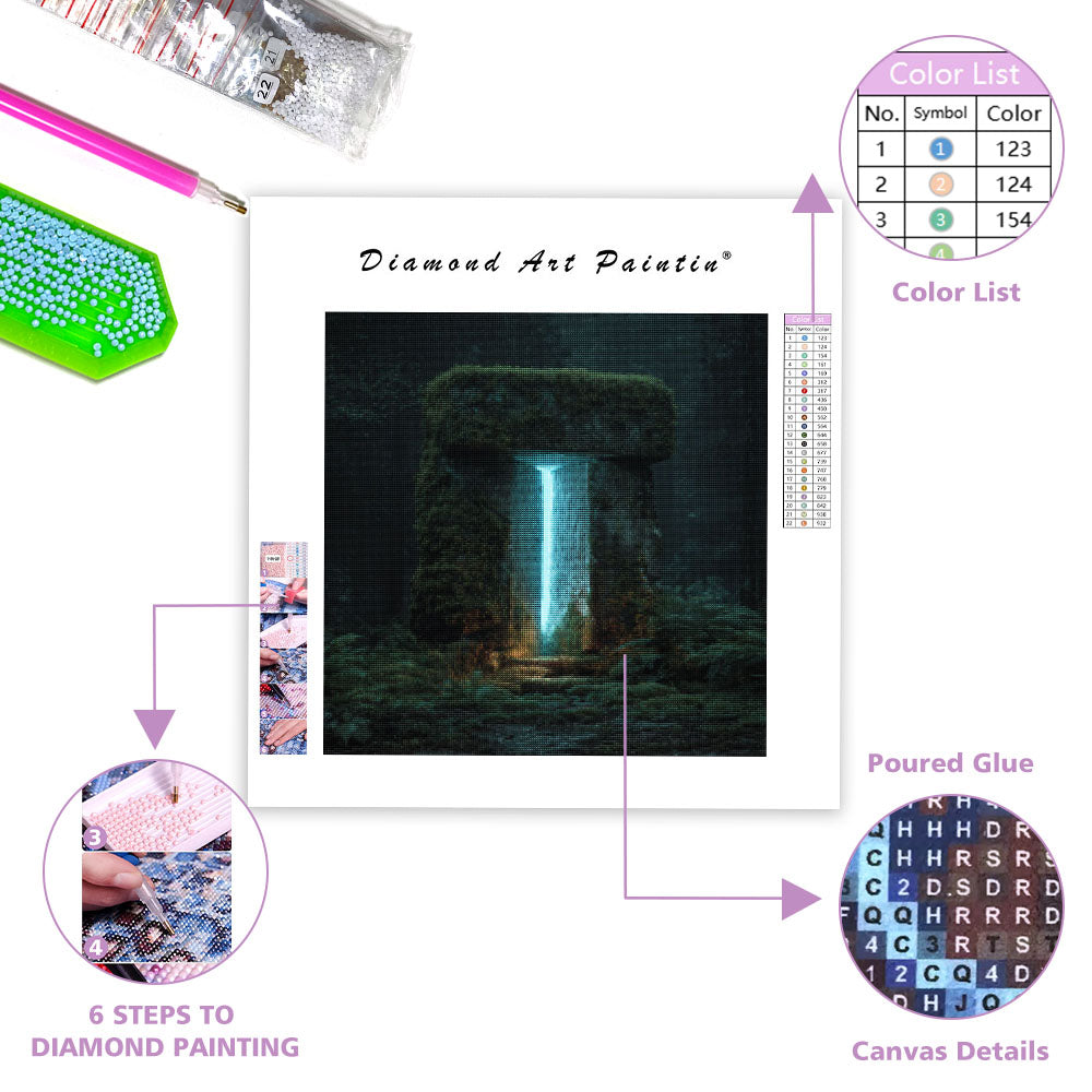 Ancient Stone Portal - Diamond Painting