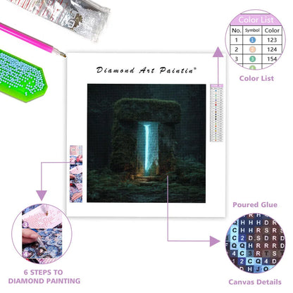 Ancient Stone Portal - Diamond Painting