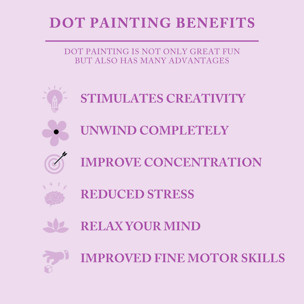 Peony - Dot Painting