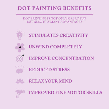Peony - Dot Painting