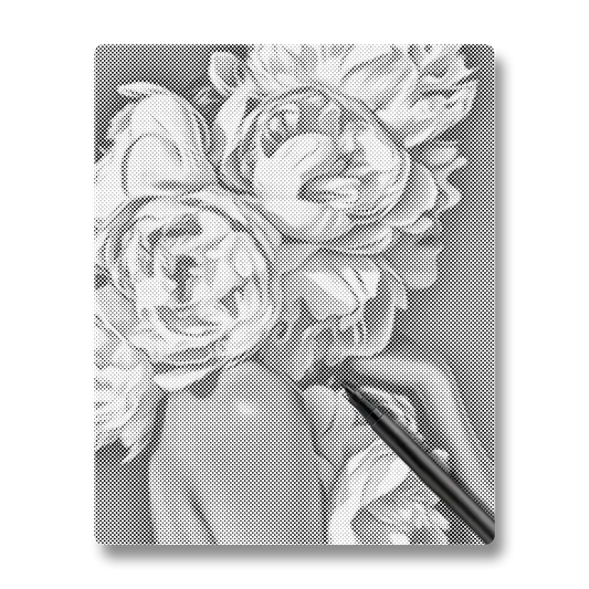 Peony - Dot Painting