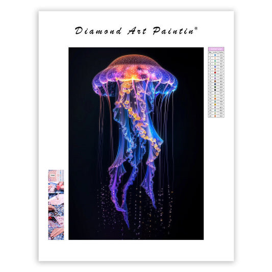 Abyssal Jellyfish - Diamond Painting