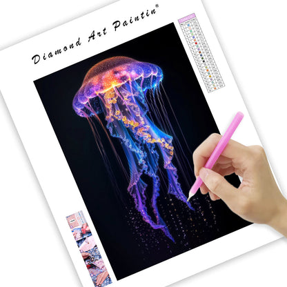 Abyssal Jellyfish - Diamond Painting
