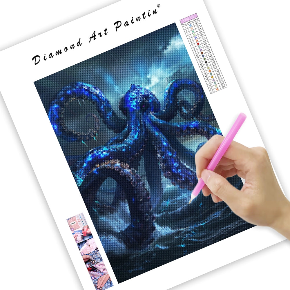 Abyssal Kraken - Diamond Painting