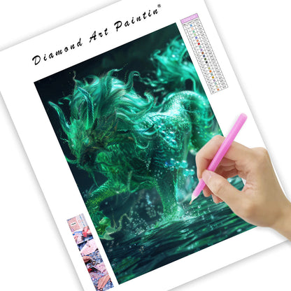 Azure Qilin - Diamond Painting