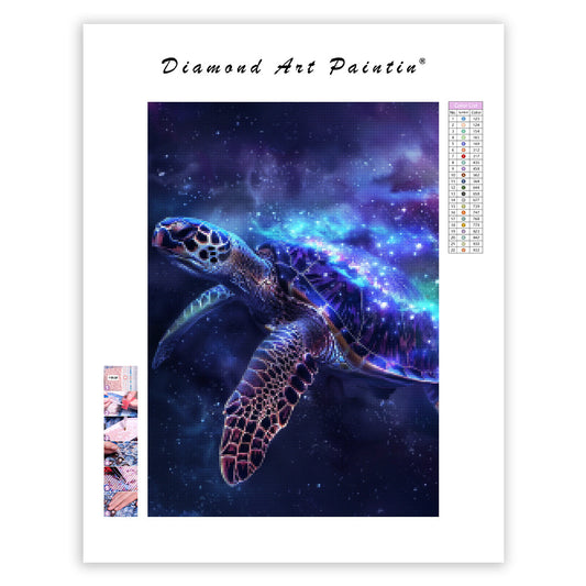 Cosmic Turtle - Diamond Painting